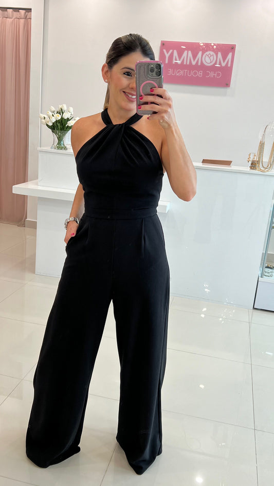 Black Halter Jumpsuit