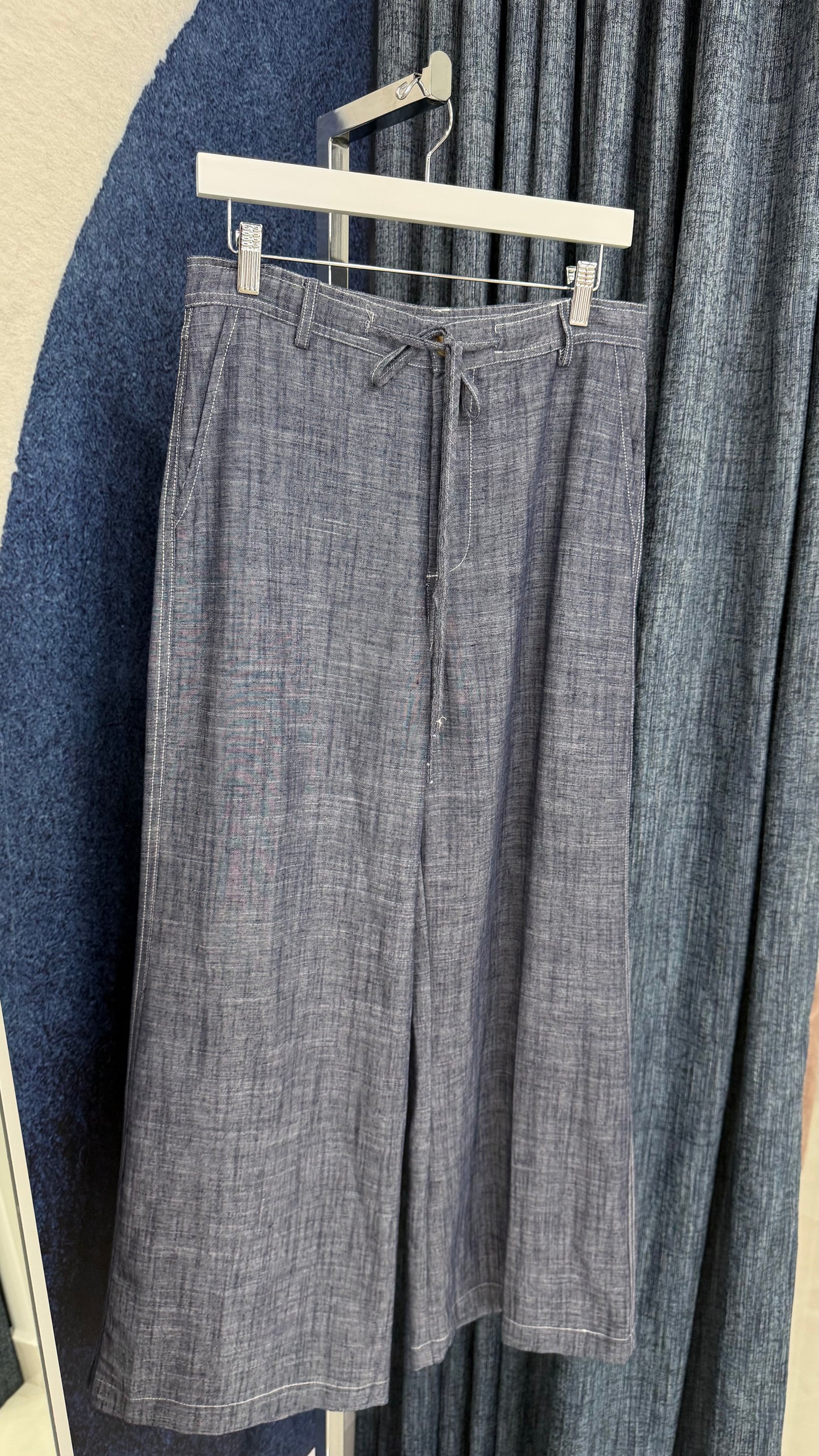 Linen Pant Blue