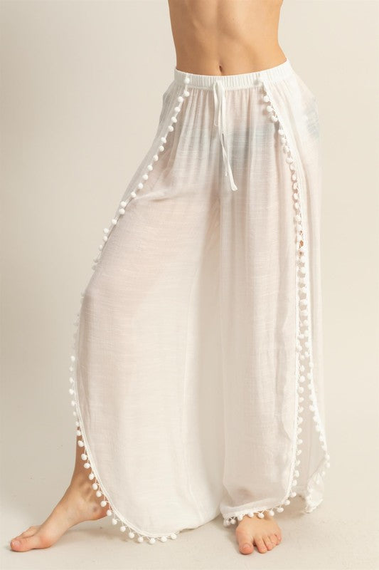 Coverup Pant White