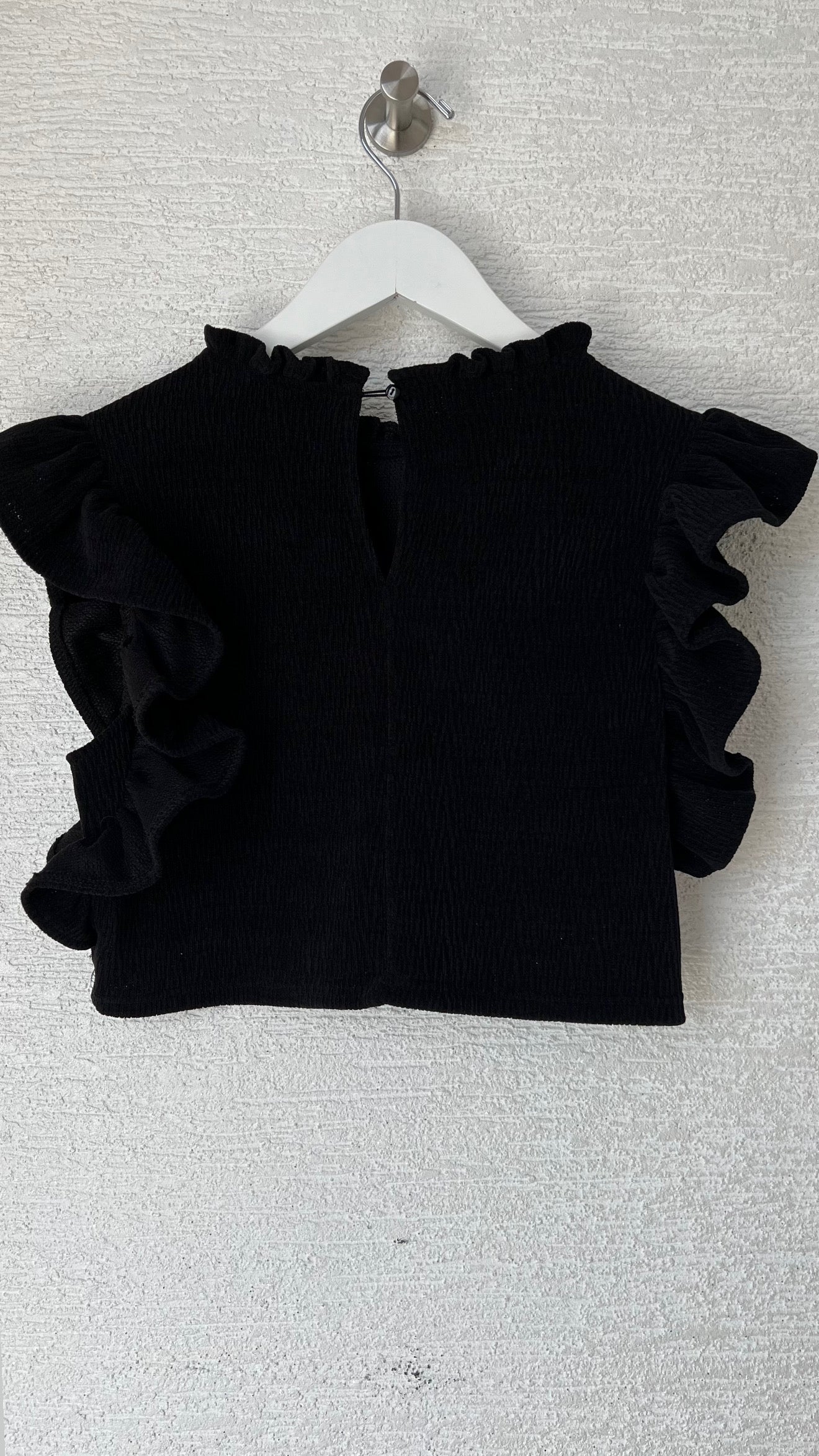 Ruffle Sweater Top