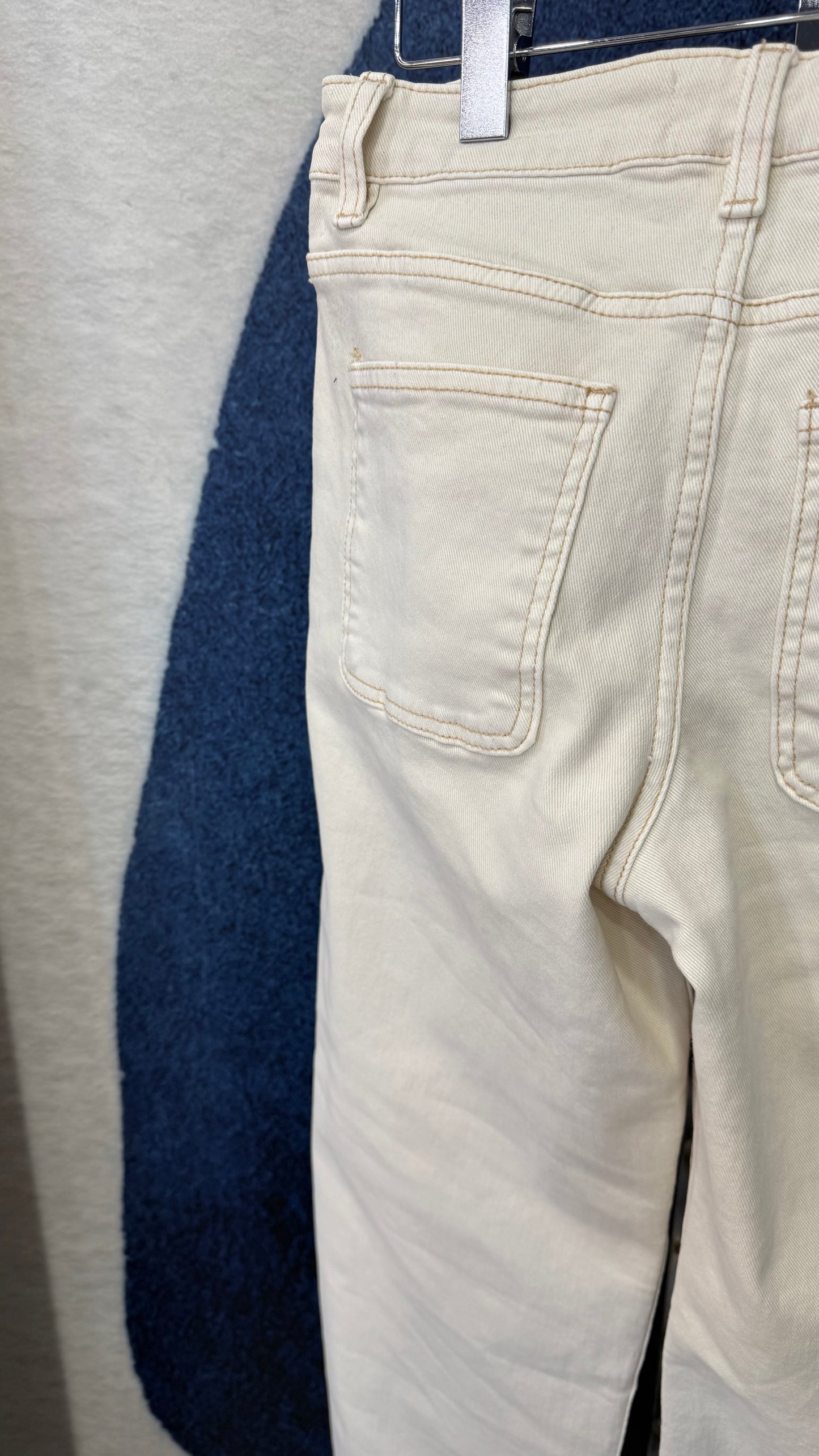 Wile Leg Denim Ivory