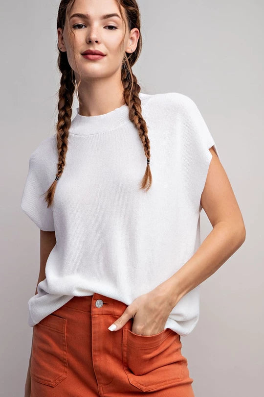 Oversize Top Off White