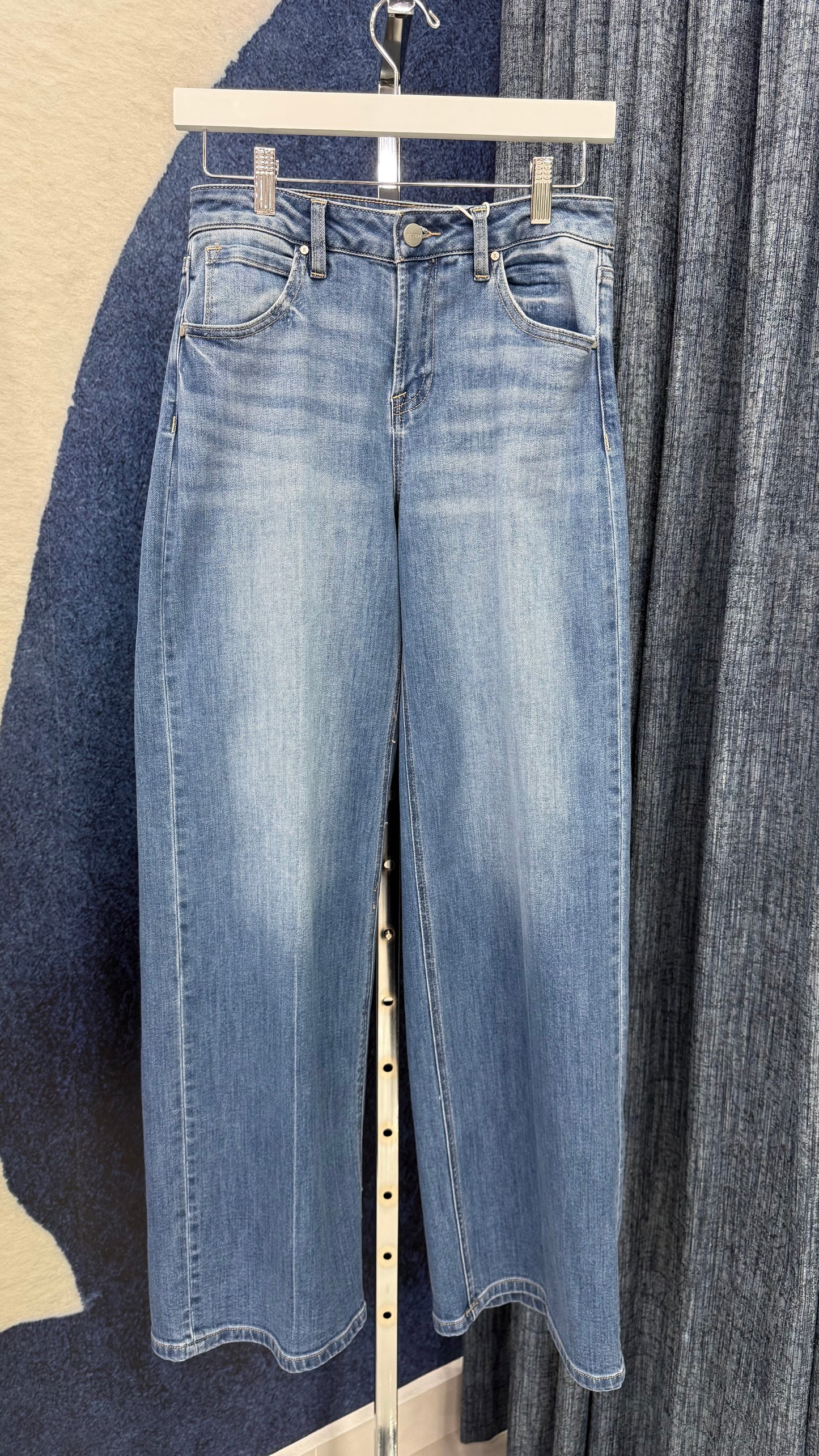 Mid Rise Denim Pant
