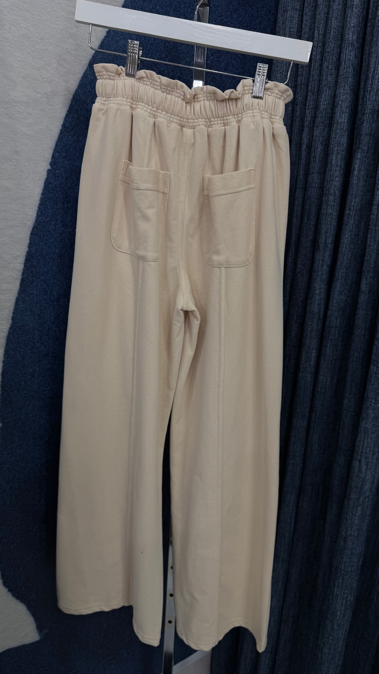 Terry Wide Leg Pant
