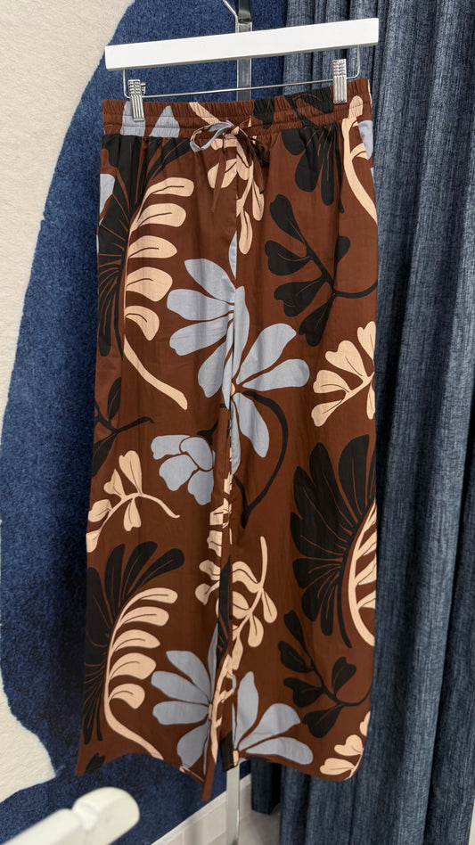 Printed Brown Pant
