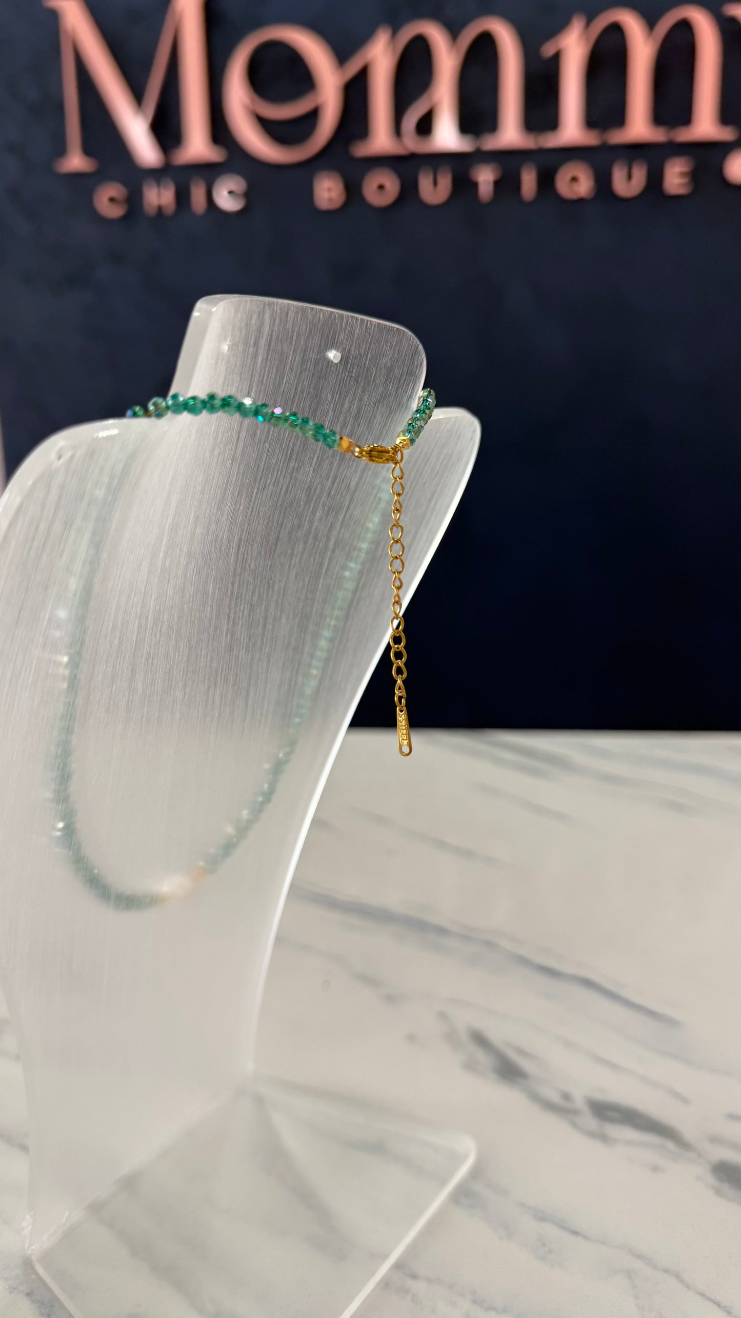 Beaded Necklace With Pearl