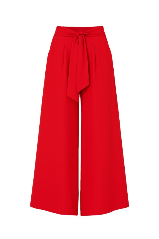 Wide Leg Pant Red