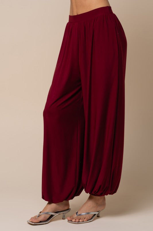 Balloon Pant Burgundy