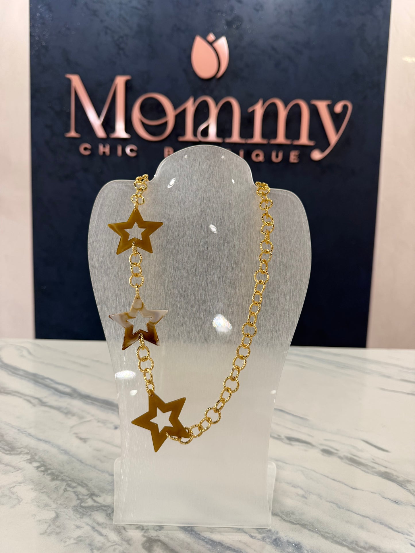 Resin Star Necklace