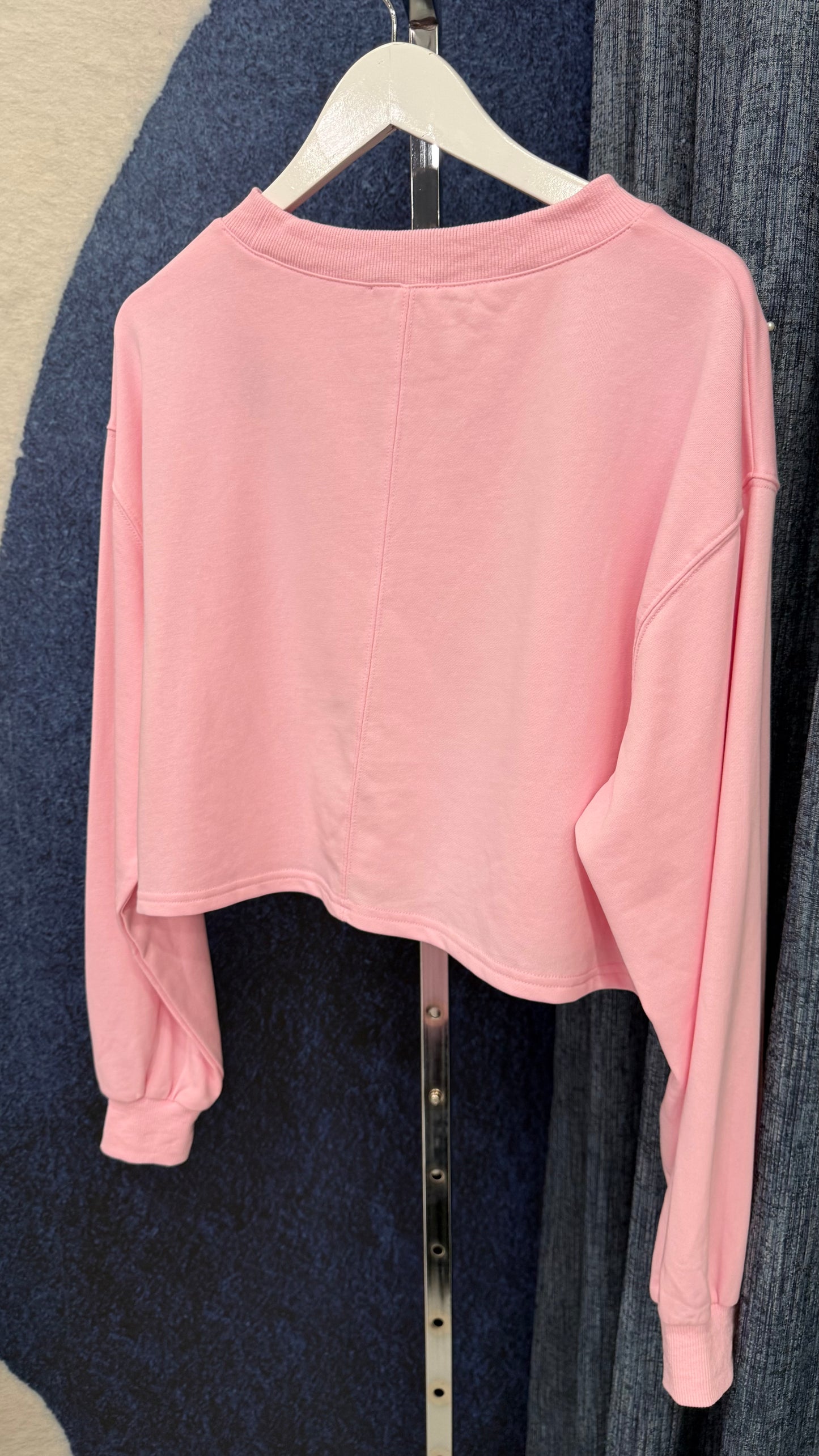 Pearls & Lace Detail Sweater & Skort Set Pink