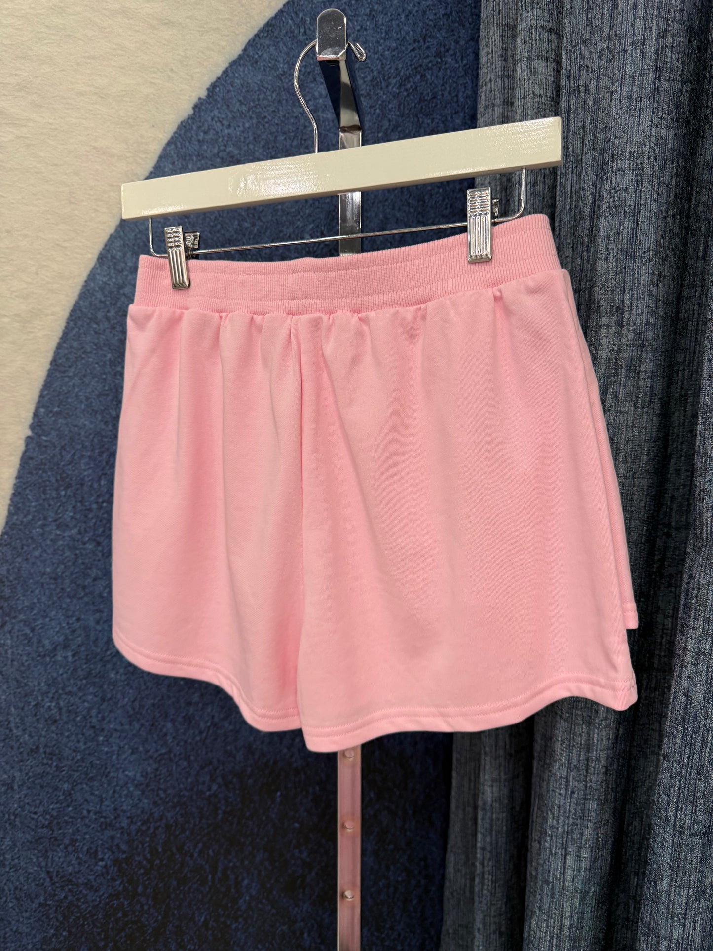 Pearls & Lace Detail Sweater & Skort Set Pink