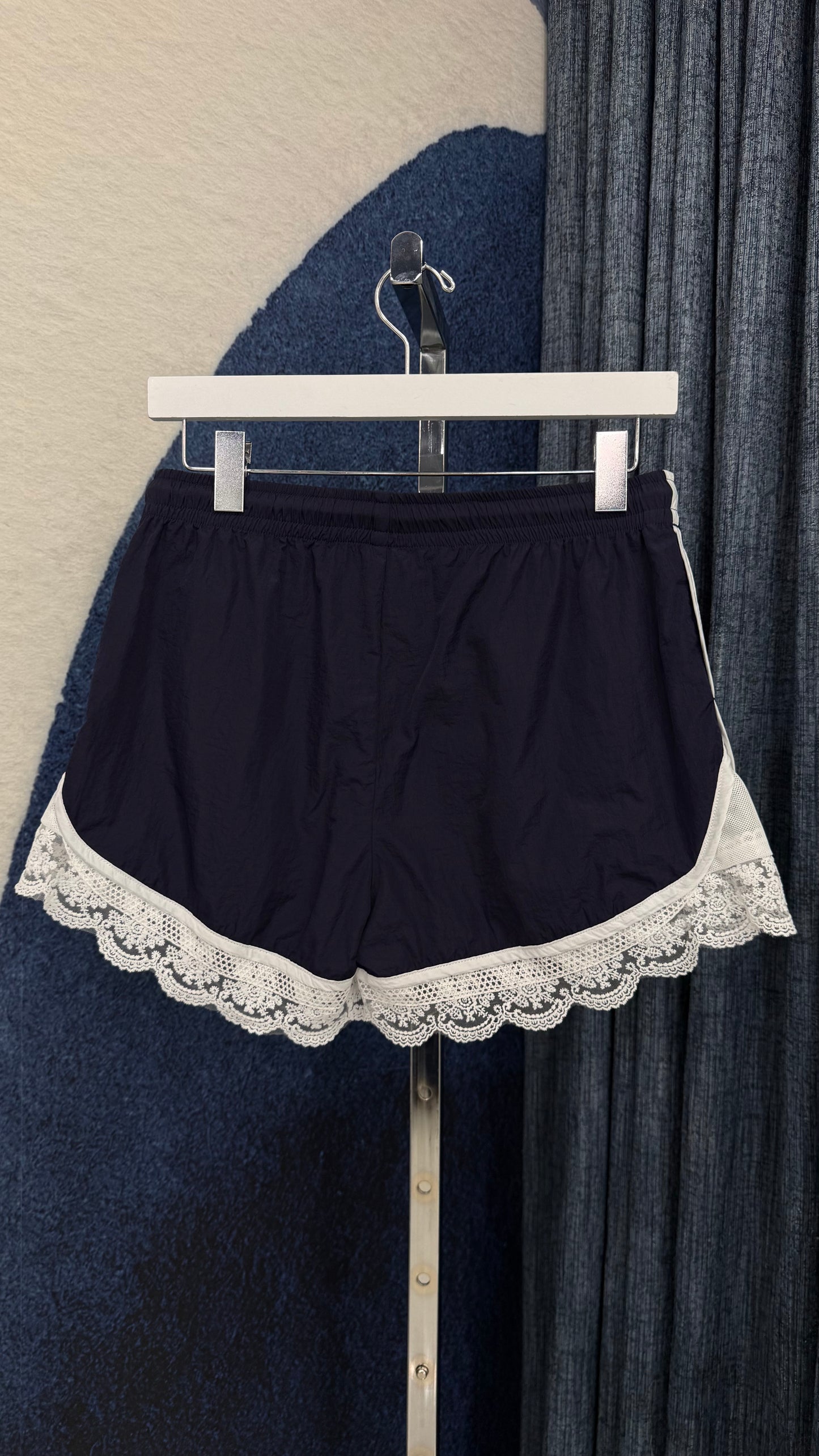 Lace Detail Short Navy