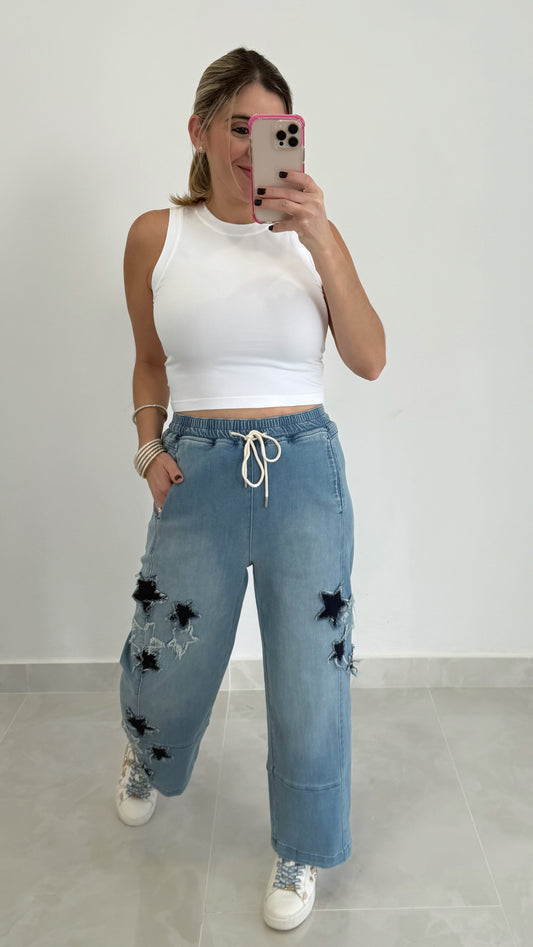 Star Patch Denim