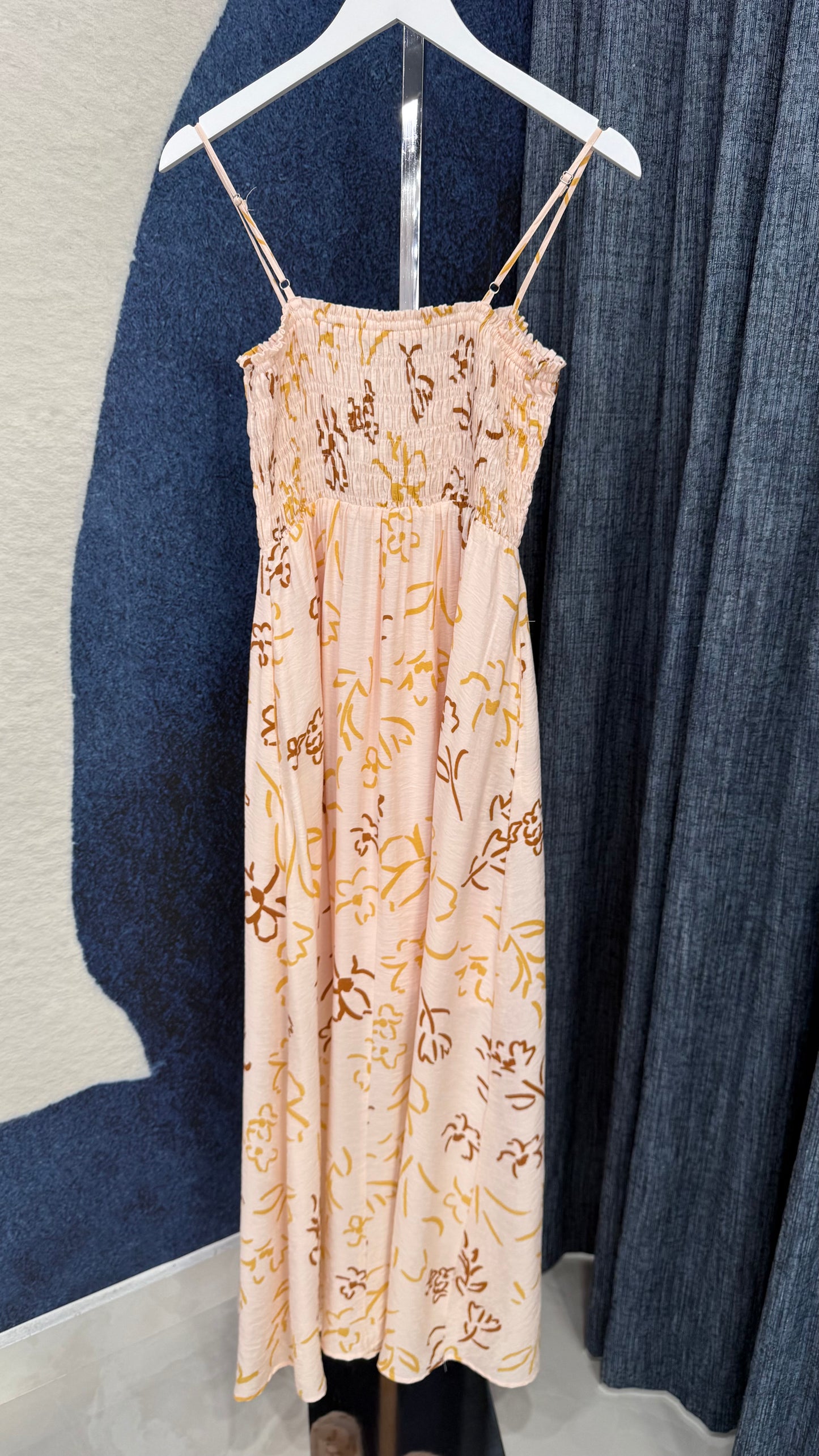 Flower Print Maxi Dress