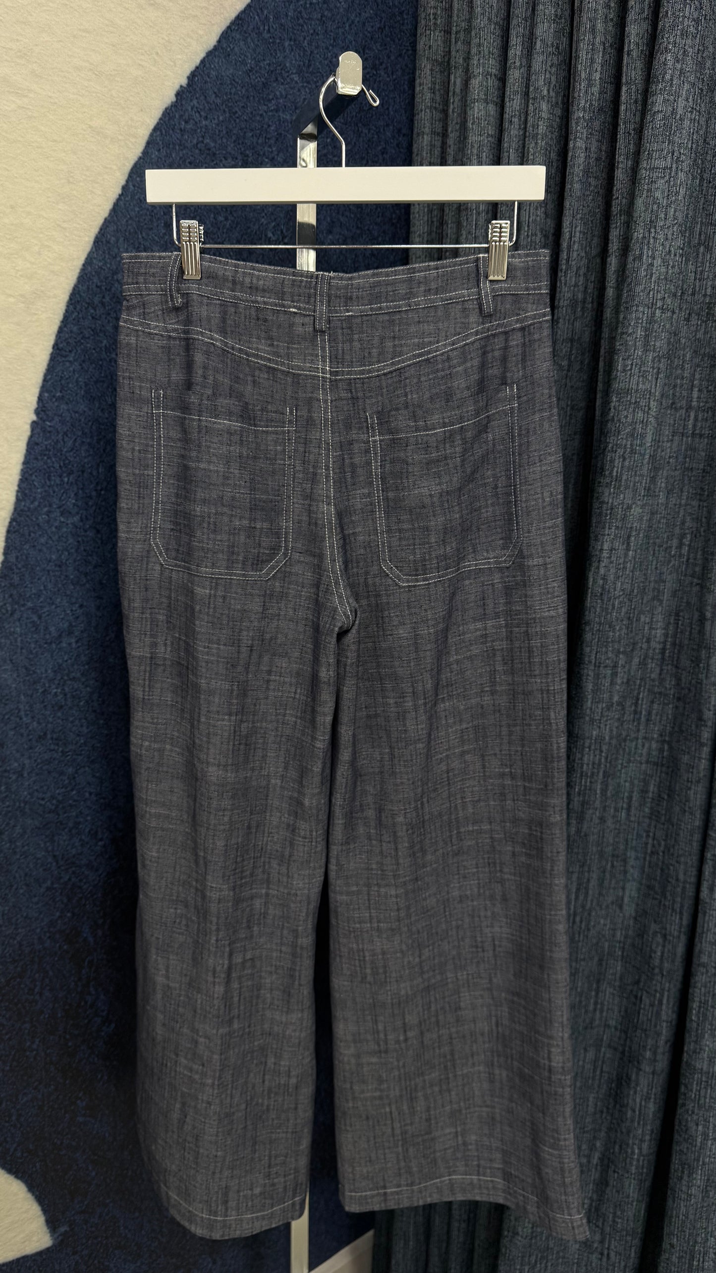 Linen Pant Blue