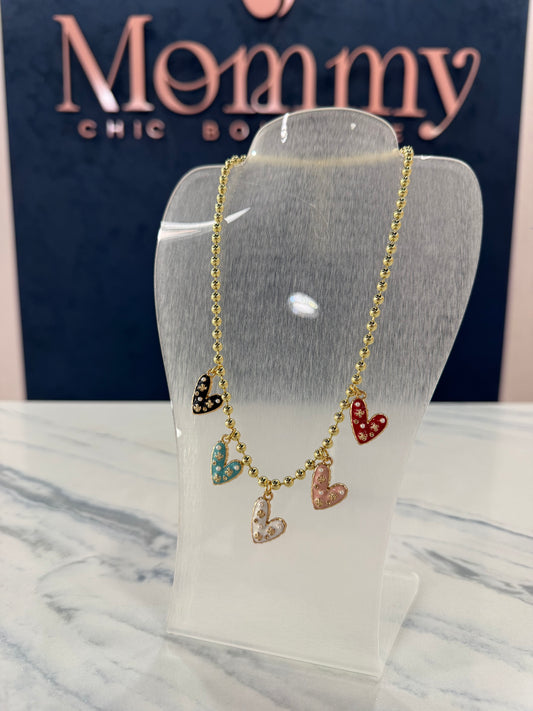 Gold Plating Heart Necklace