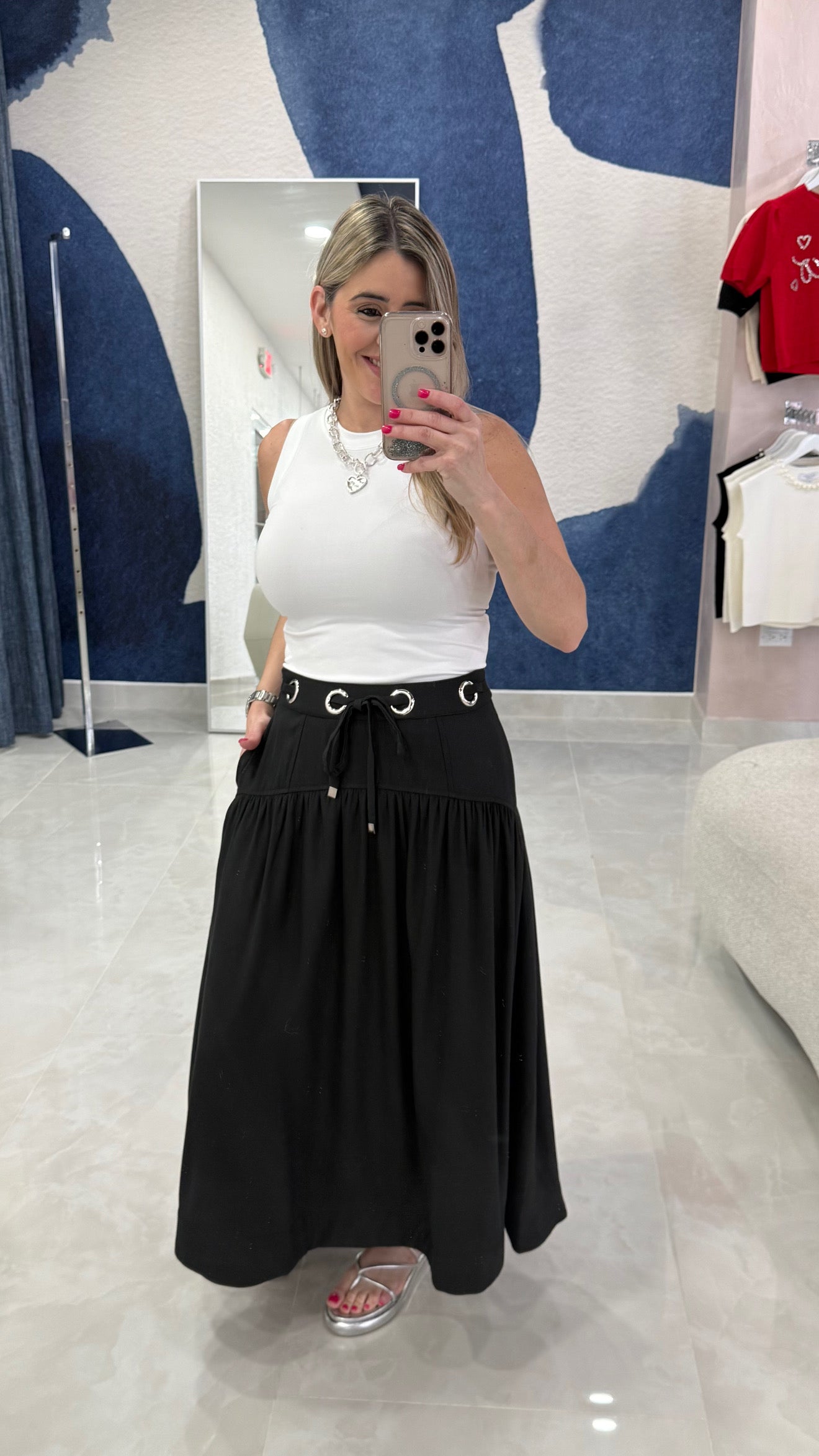 Midi Skirt Black