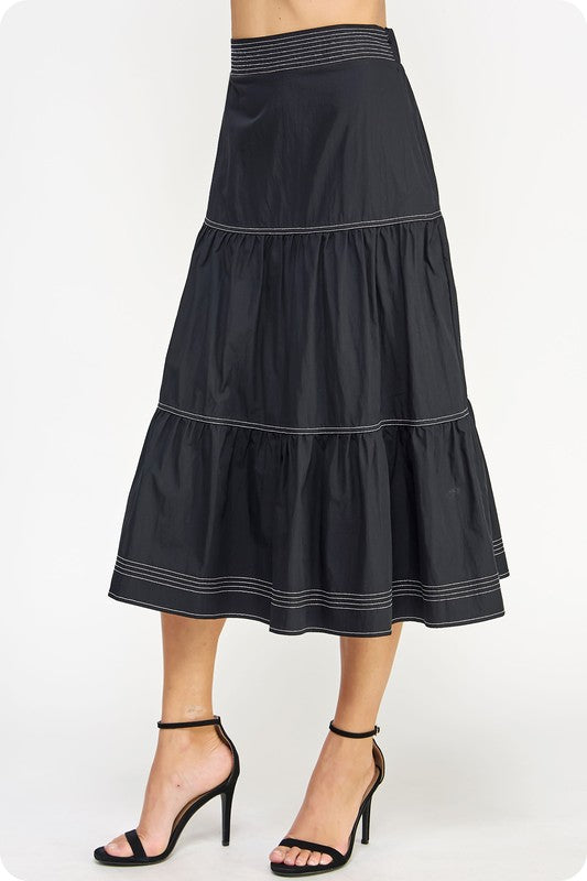 Midi Skirt Black