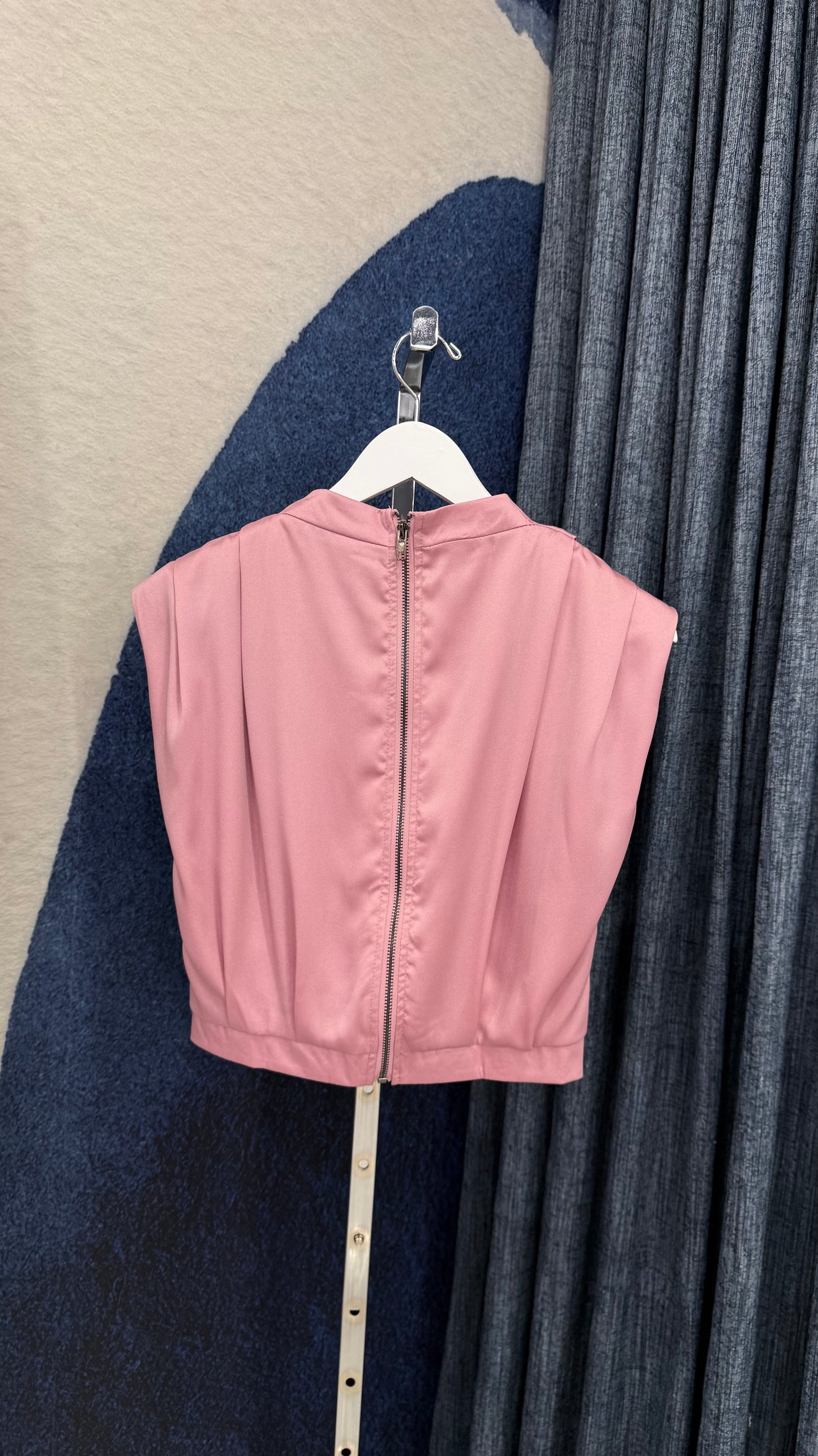 Satin Top Pink