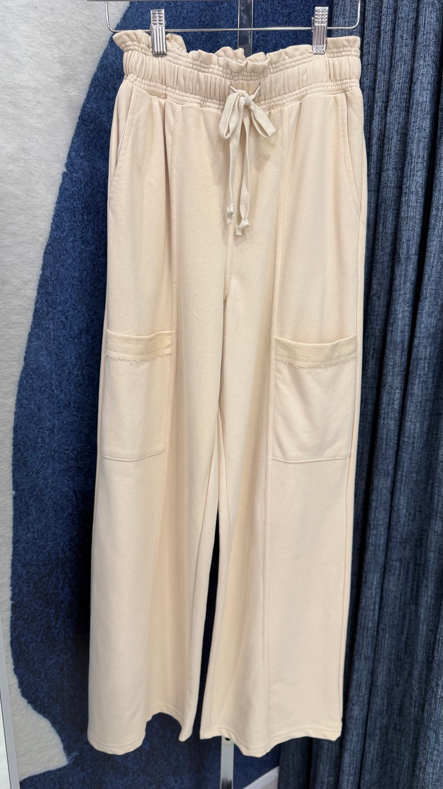 Terry Wide Leg Pant