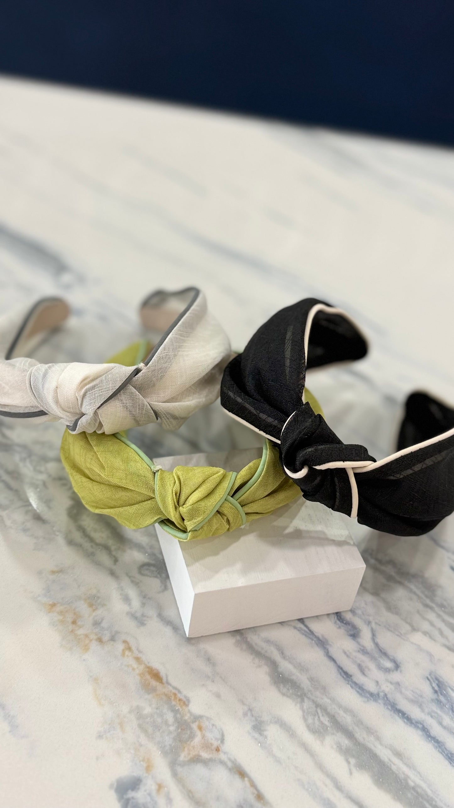 Knotted Linen Headband