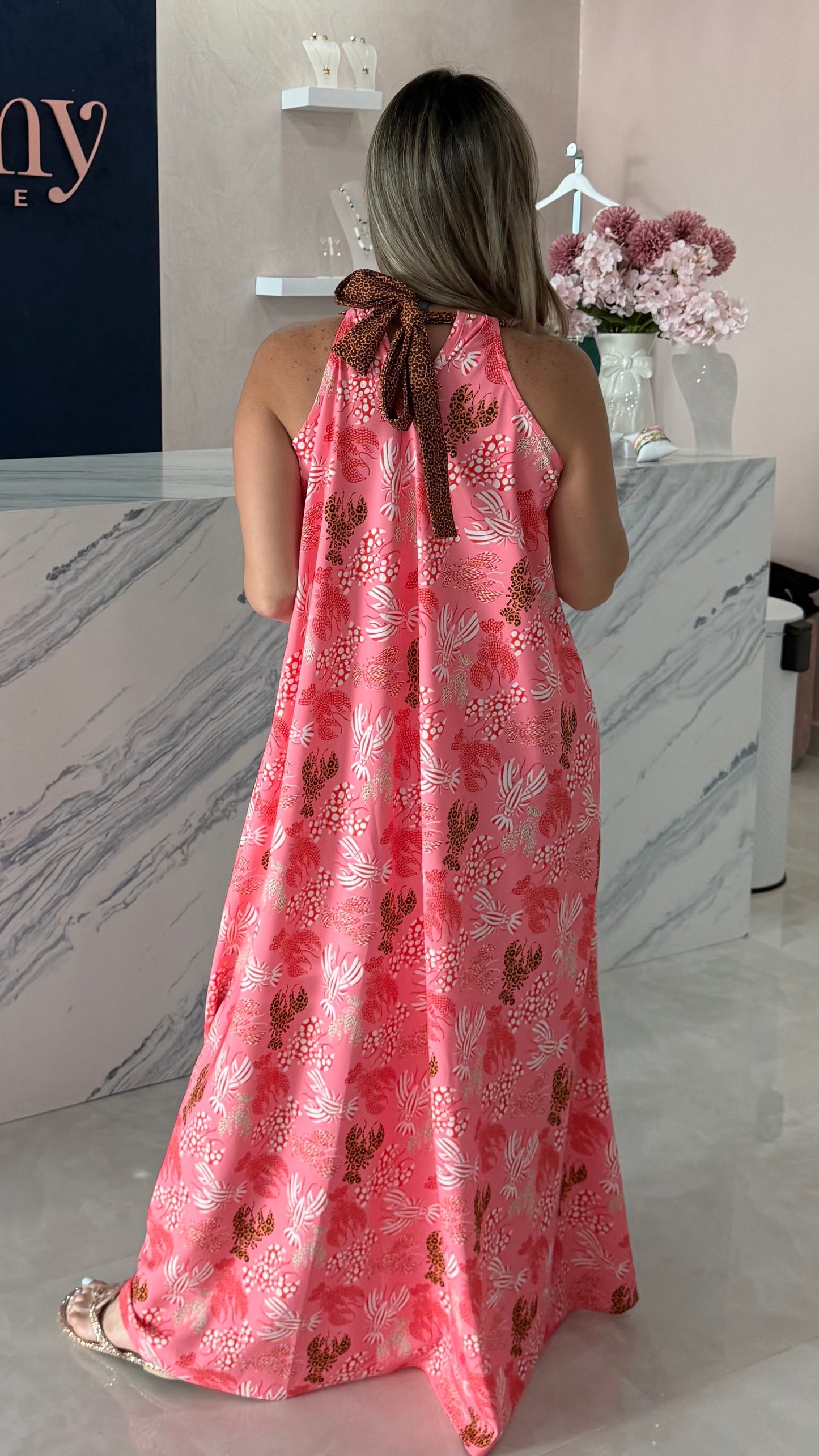 Lobster Maxi Dress