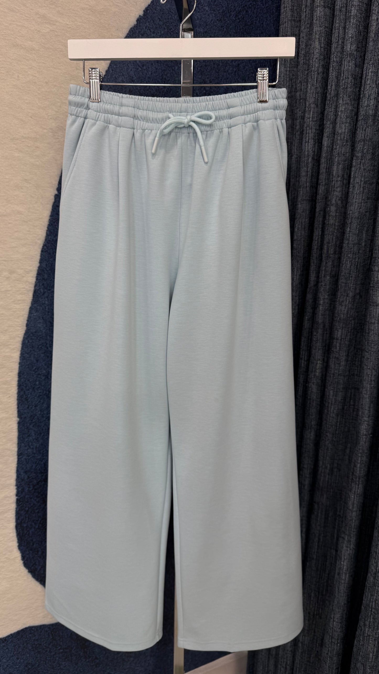 Soft Knit Top & Pant Set Blue
