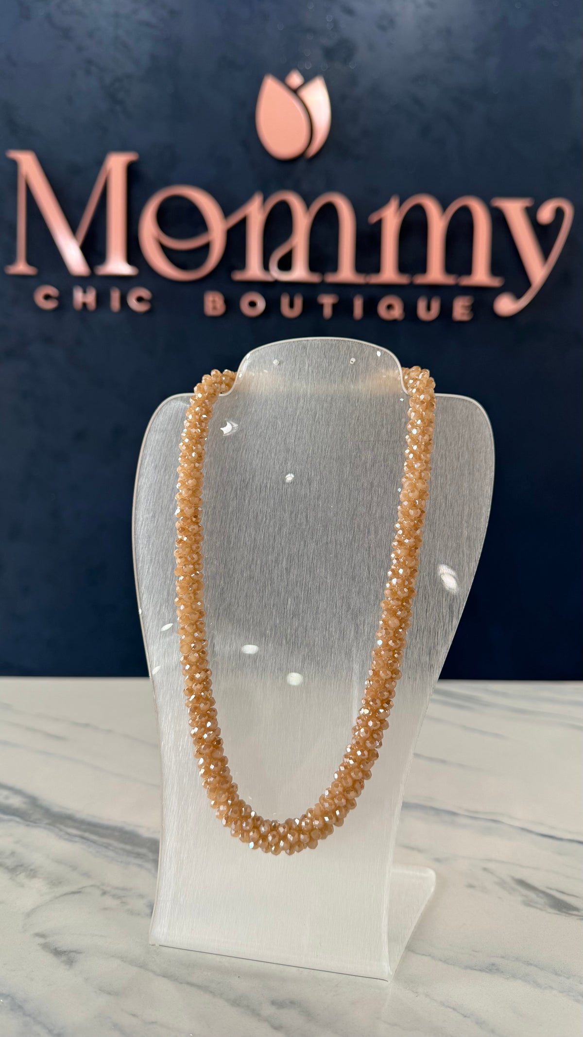Beaded Necklace With Extension