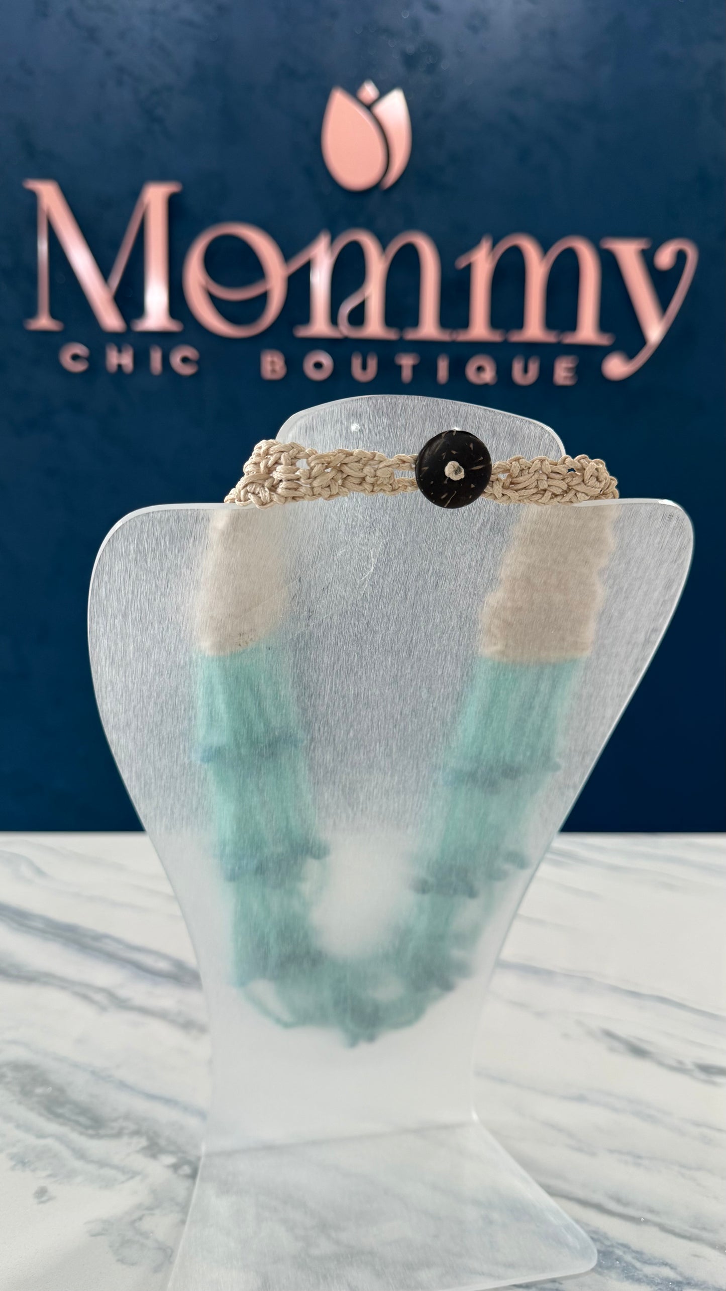 Beaded Necklace Turquoise