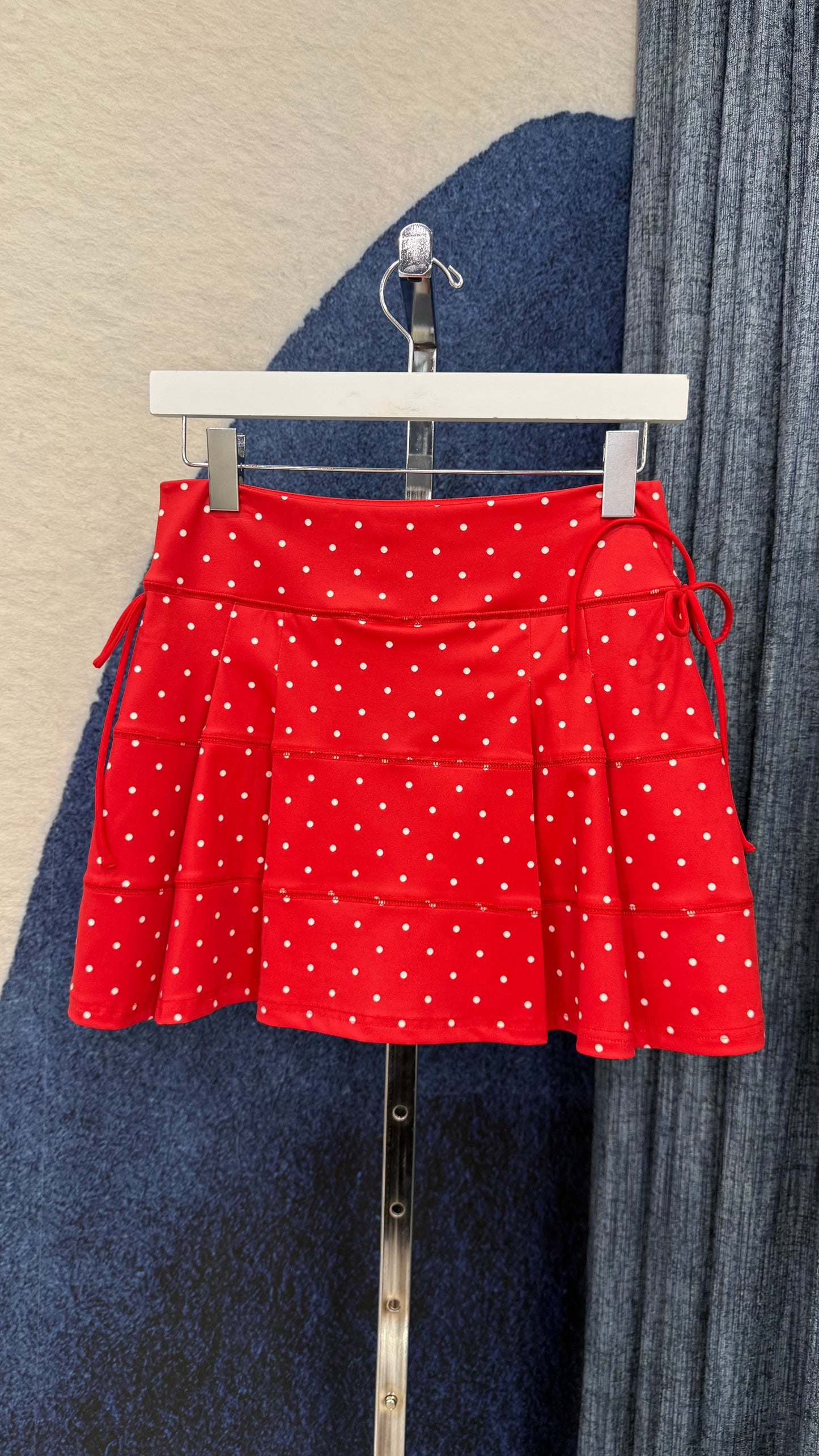 Polka Dots Skort Red