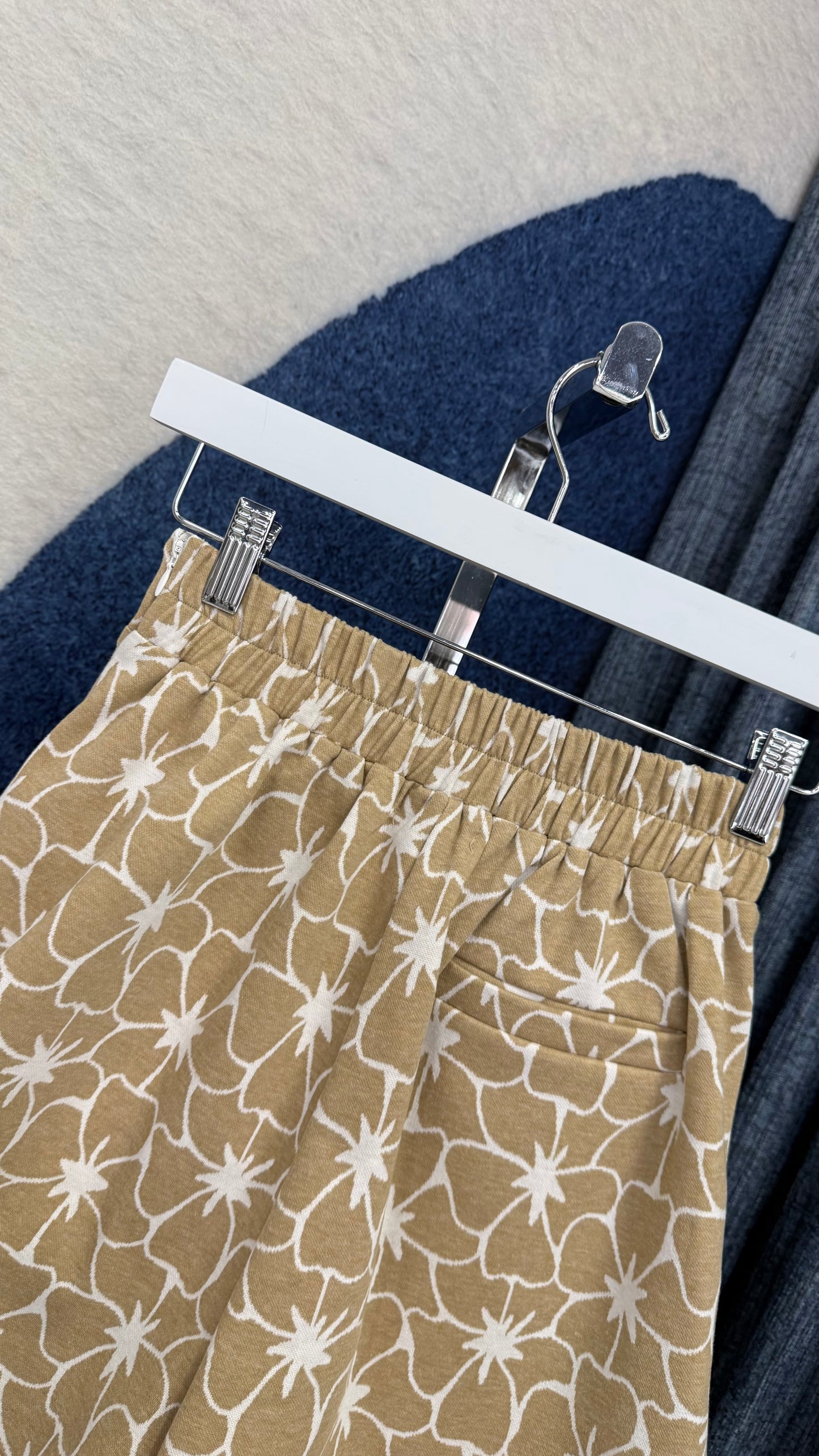 Floral Knit Wrap Skort
