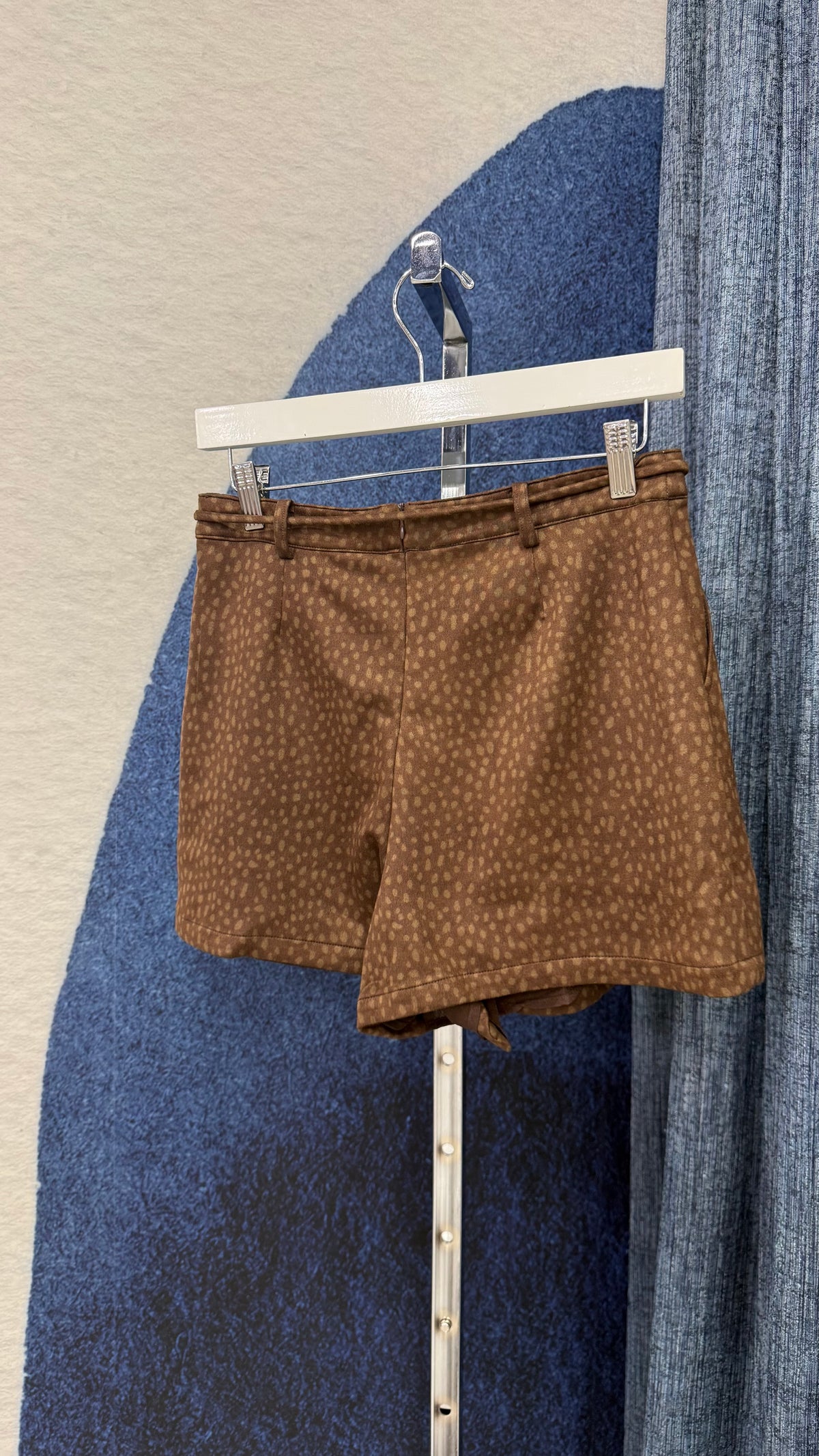 Fawn Print Skort Brown