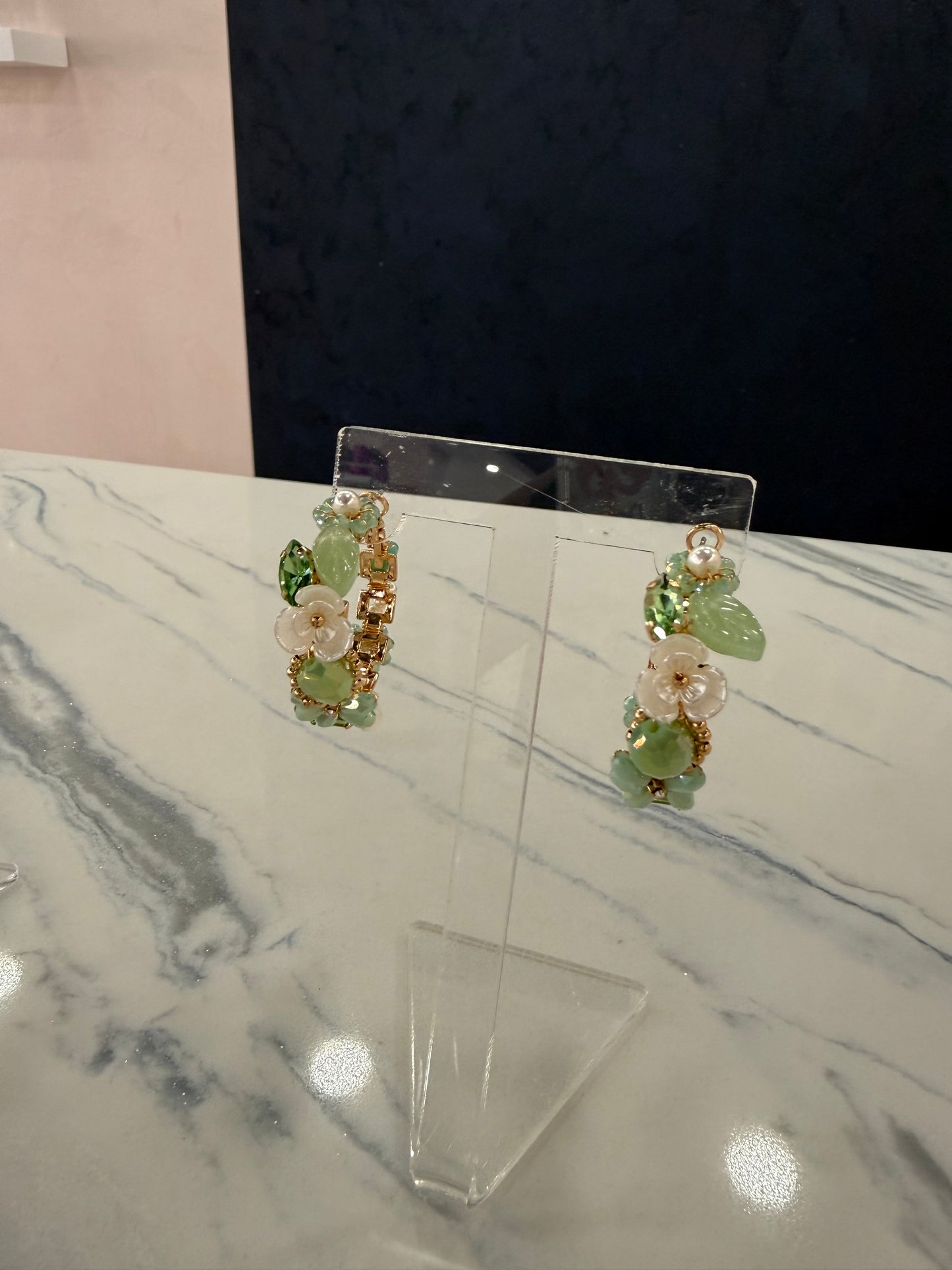 Resin Flower Earring