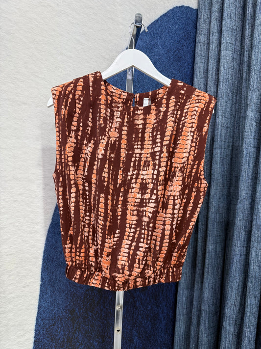 Printed Padded Shoulder