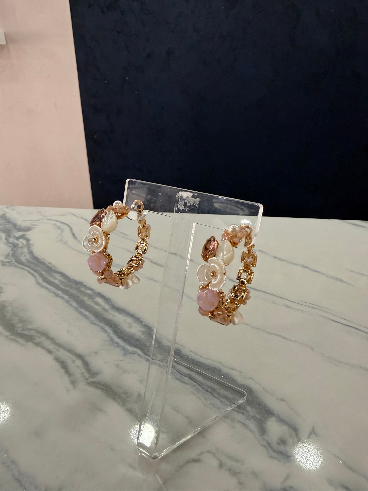 Resin Flower Earring