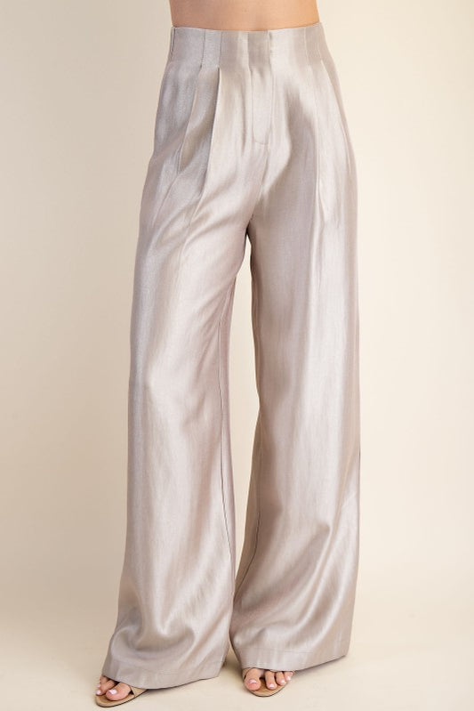 Wide Leg Pant Champagne