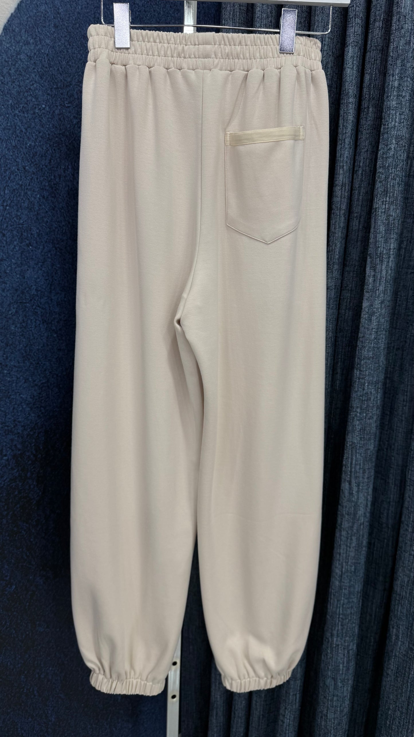 Contras Lace Long Sleeve Jacket & Jogger Set Sand