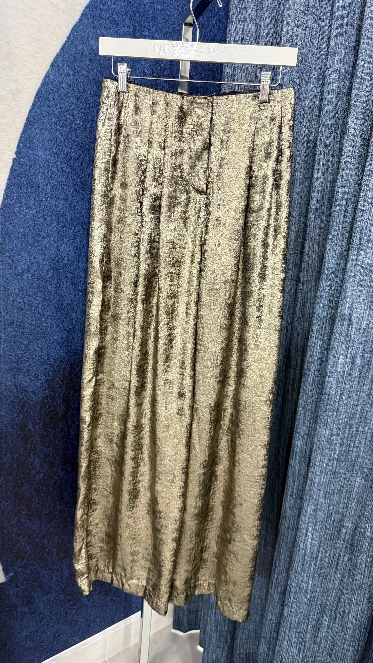 High Waist Pant Gold