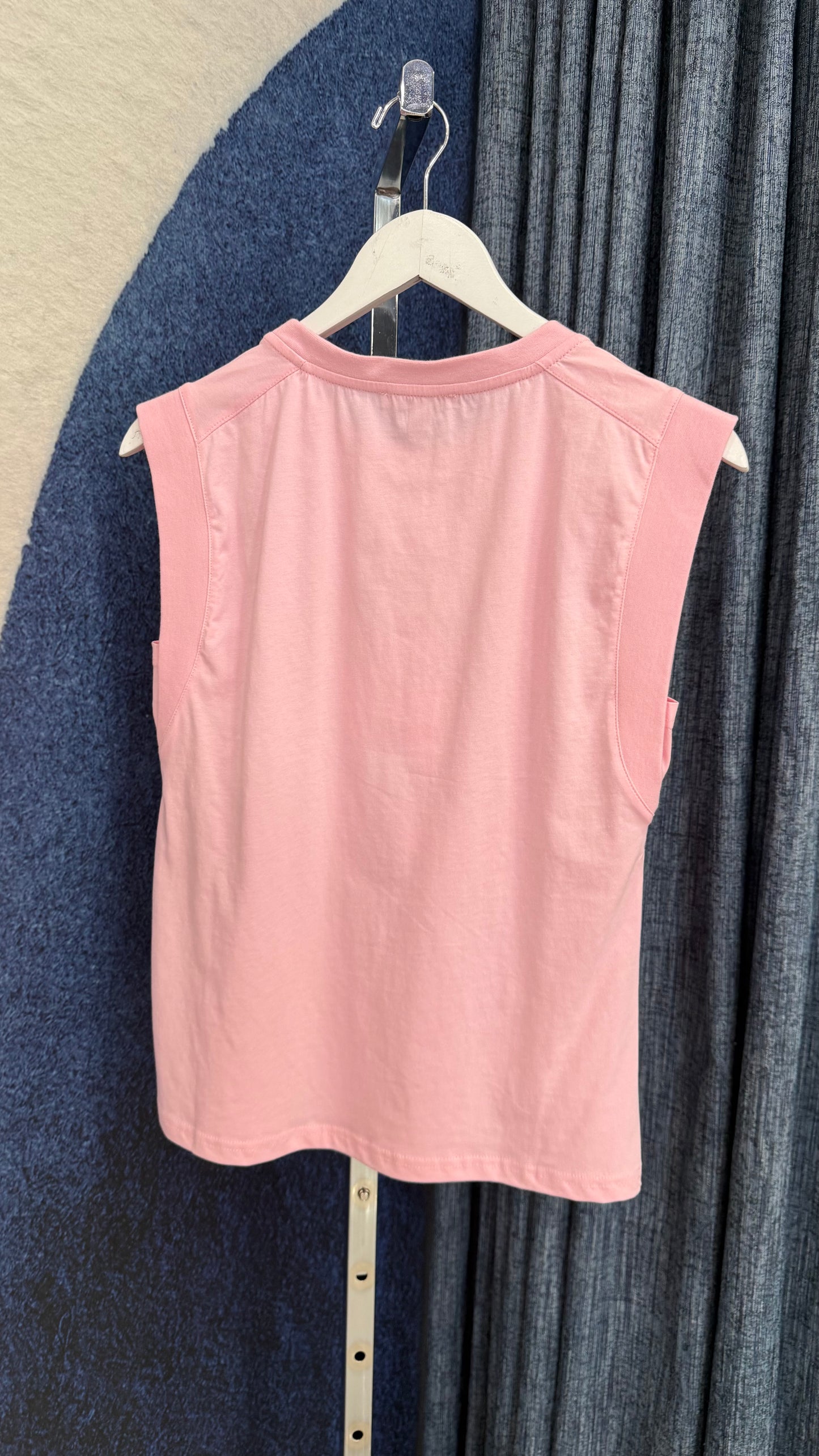 Martini Graphic Embroidered Top