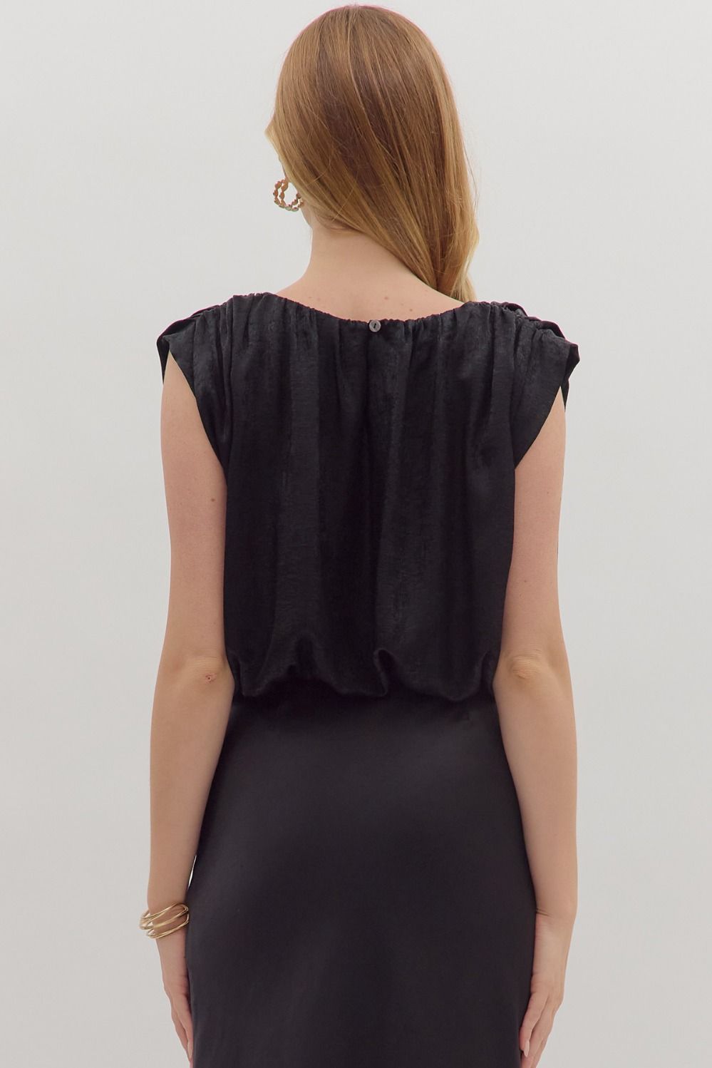 Sleeveless Top Black