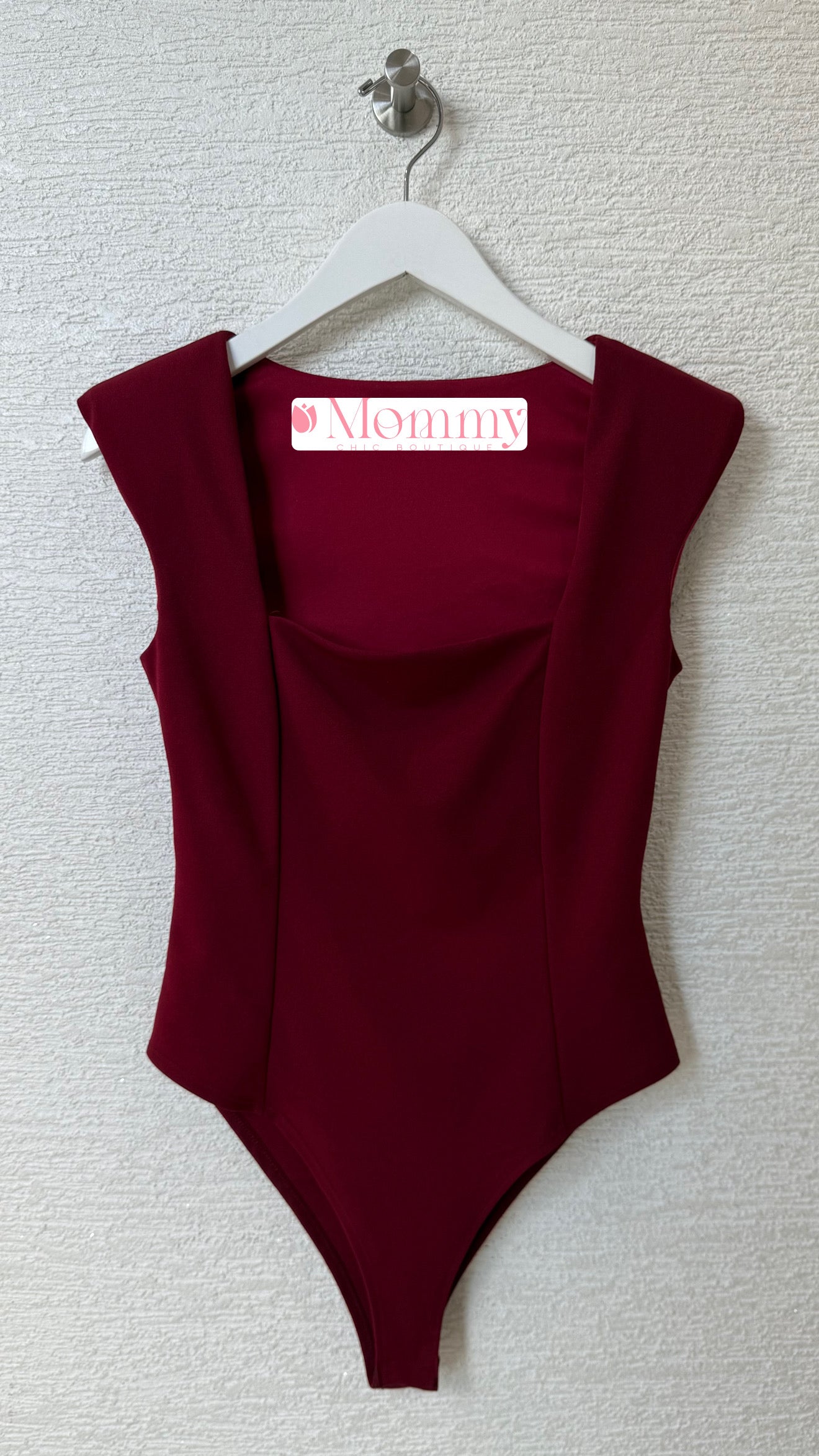 Padded Shoulder Bodysuit