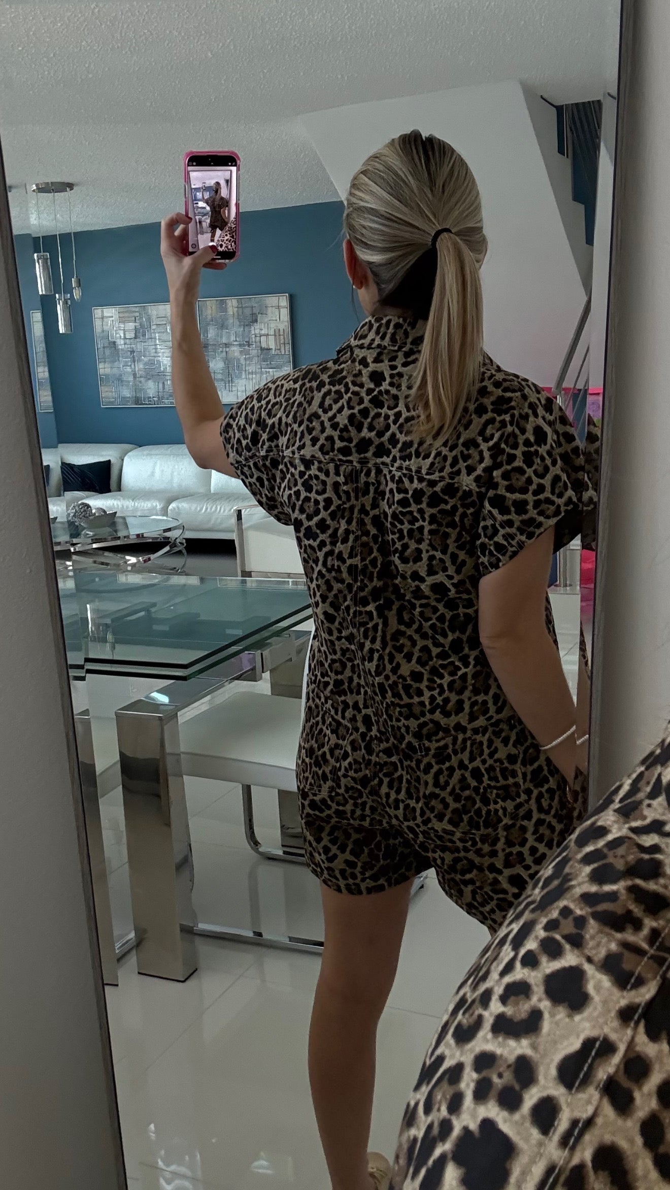 Animal Print Romper