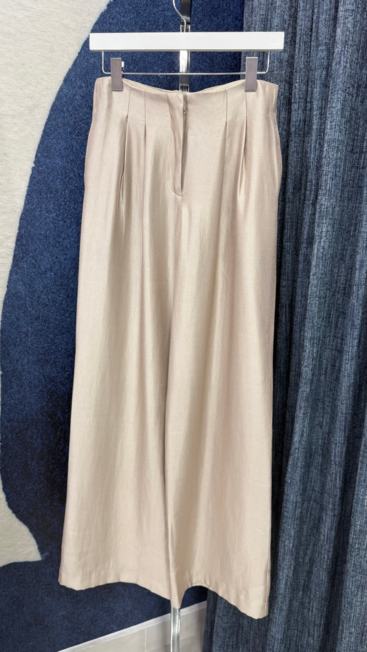 Wide Leg Pant Champagne