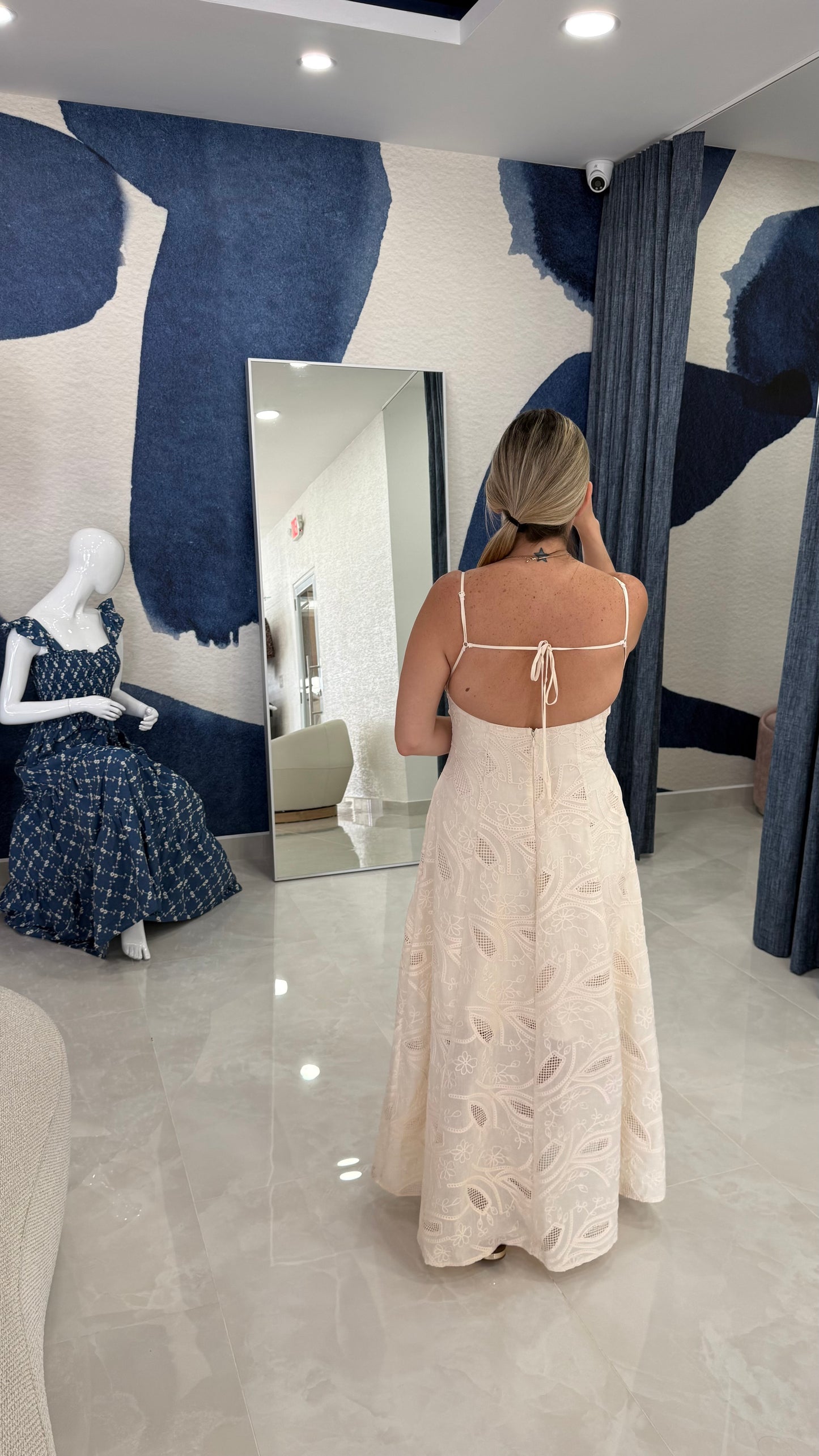 Embroidery Maxi Dress