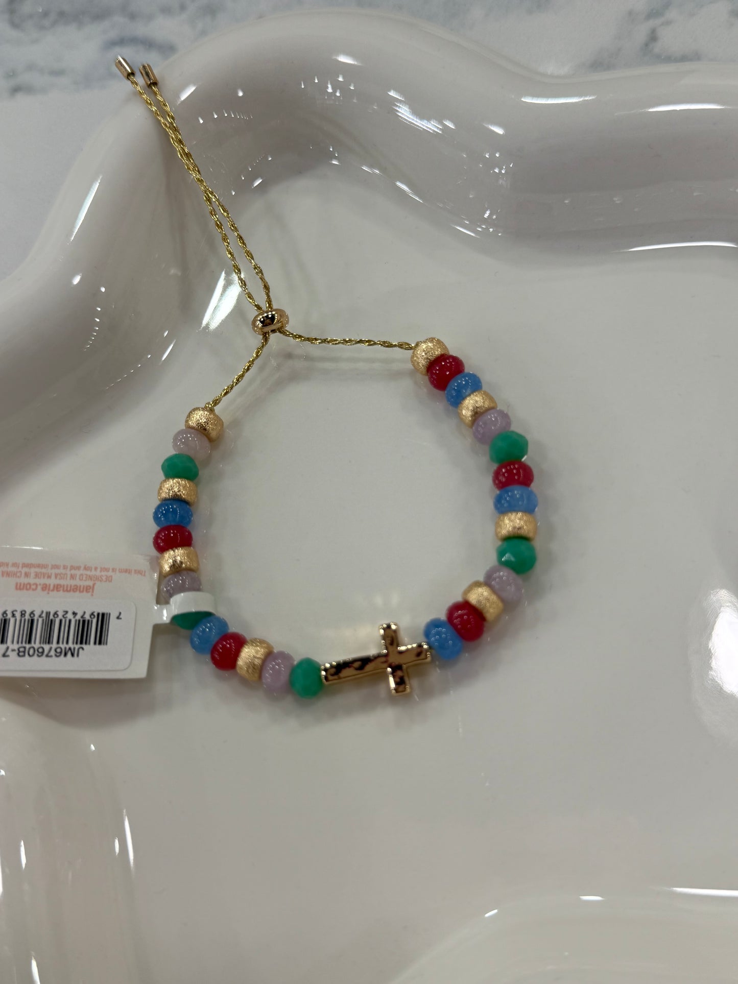 Girls Semi Precious Bead Bracelet