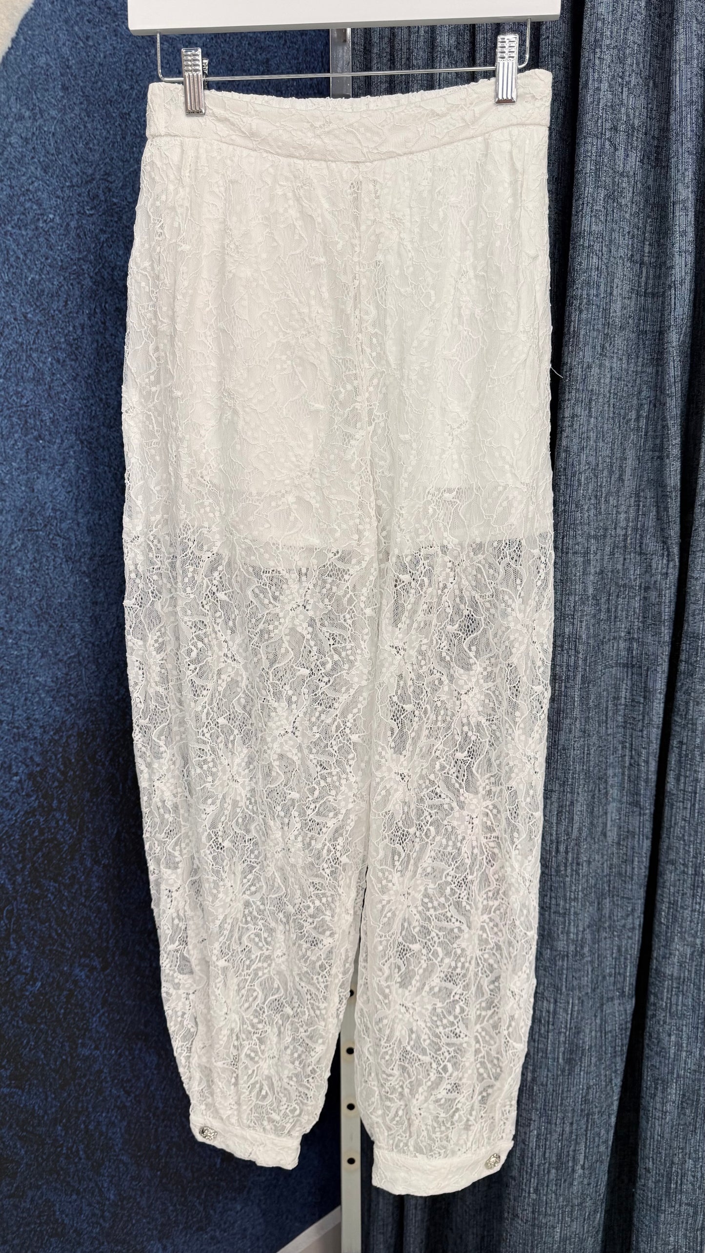 Lace Pant White