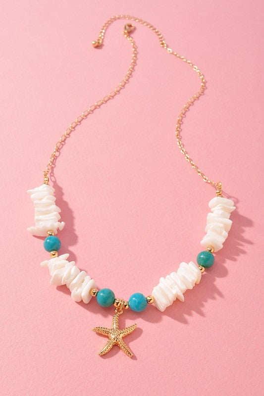 Starfish Beaded Necklace