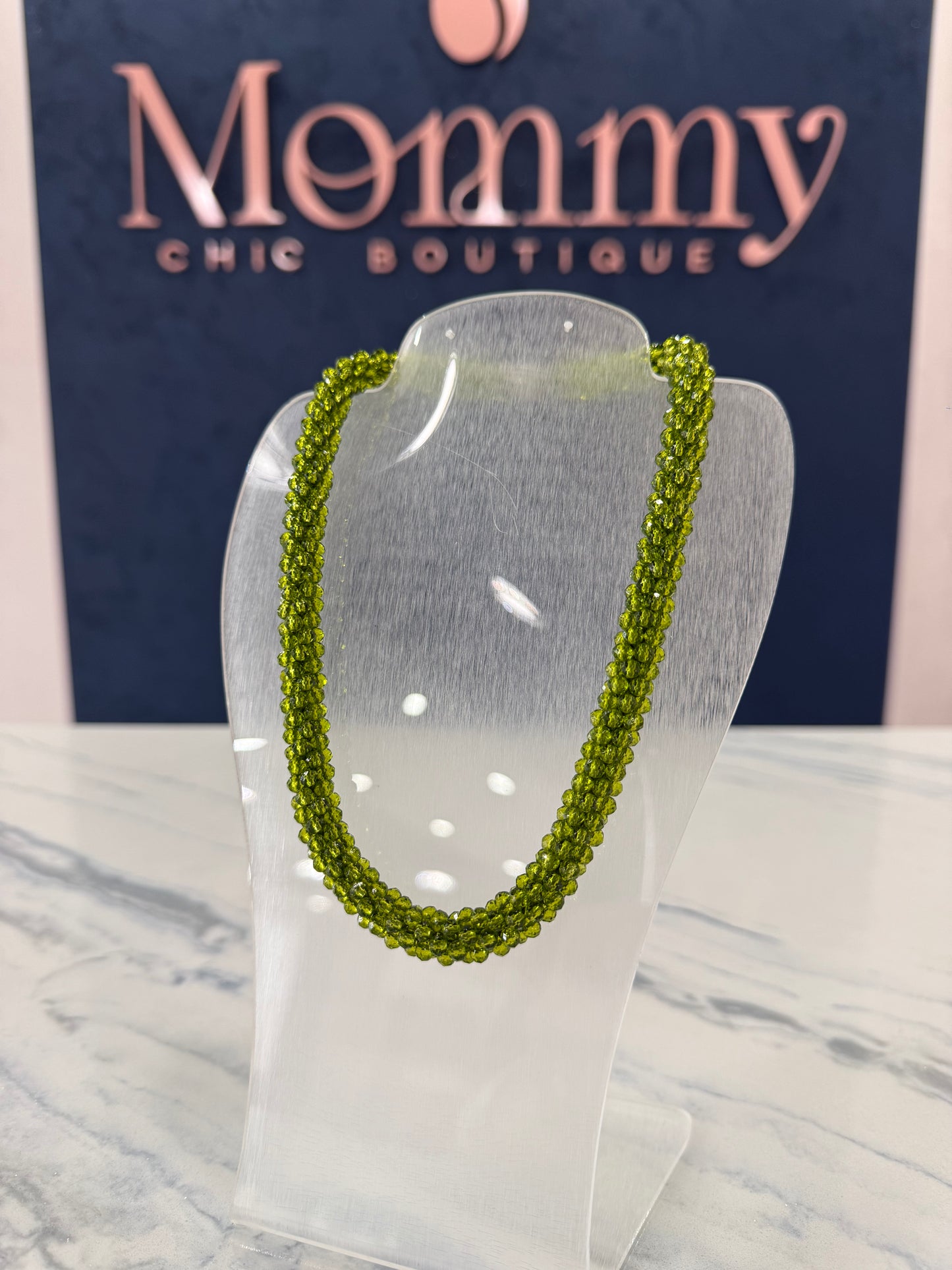 Beaded Necklace With Extension