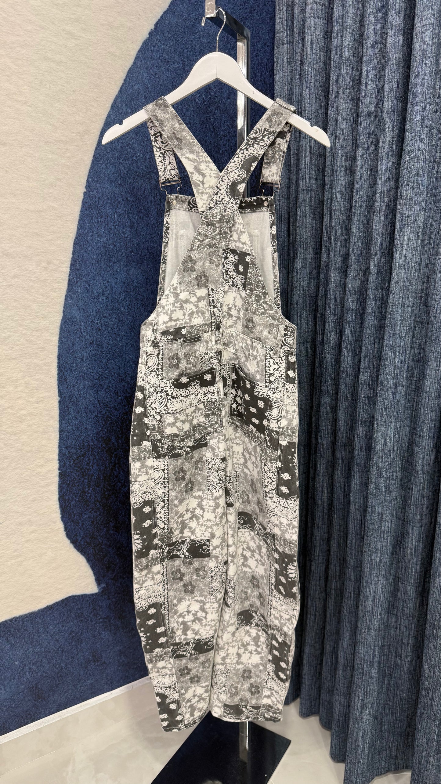 Printed Overall Black