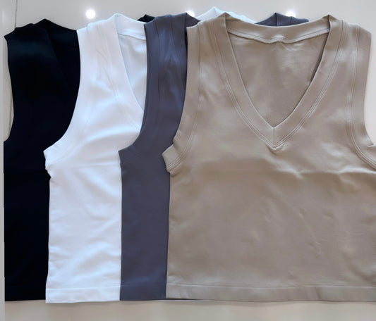 V Neck Best Top - One Size